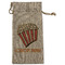 Movie Theater Large Burlap Gift Bag - Front (Personalized)
