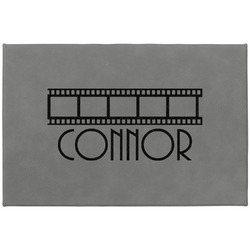 Movie Theater Large Gift Box w/ Engraved Leather Lid (Personalized)