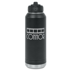 Movie Theater Water Bottle - Laser Engraved - Front (Personalized)