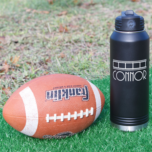 Movie Theater Laser Engraved Water Bottles - In Context