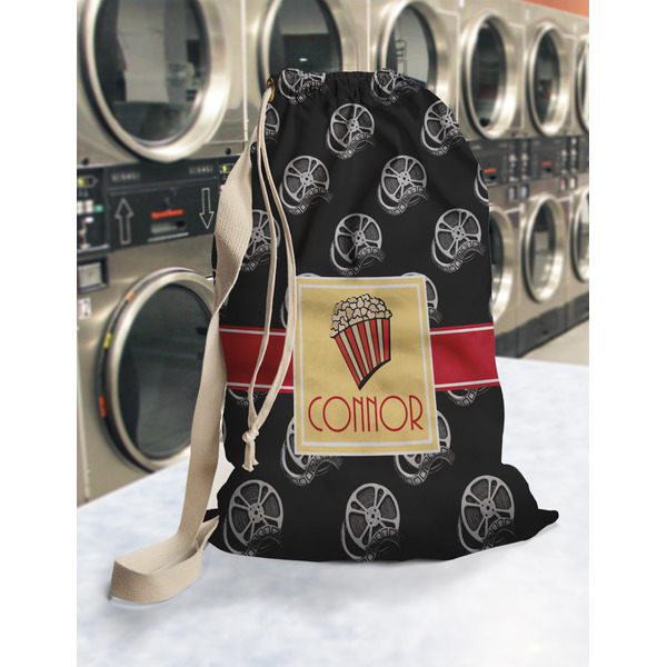 Movie Theater Laundry Bag in Laundromat