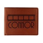 Movie Theater Leatherette Bifold Wallet - Single Sided (Personalized)