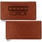 Movie Theater Leather Checkbook Holder Front and Back Single Sided - Apvl