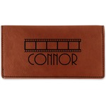 Movie Theater Leatherette Checkbook Holder (Personalized)