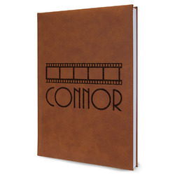 Movie Theater Leather Sketchbook - Large - Double Sided (Personalized)