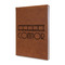 Movie Theater Leather Sketchbook - Small - Single Sided - Angled View