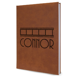 Movie Theater Leatherette Journal - Large - Single Sided (Personalized)