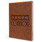 Movie Theater Leatherette Journal - Large - Single Sided - Angle View