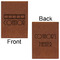 Movie Theater Leatherette Journals - Large - Double Sided - Front & Back View