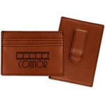 Movie Theater Leatherette Wallet with Money Clip (Personalized)