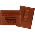 Movie Theater Leatherette Wallet with Money Clip (Personalized)