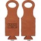 Movie Theater Leatherette Wine Tote Single Sided - Front and Back