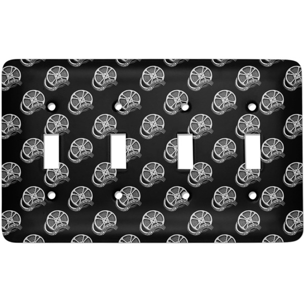 Custom Movie Theater Light Switch Cover (4 Toggle Plate)