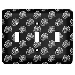 Movie Theater Light Switch Cover (3 Toggle Plate) (Personalized)