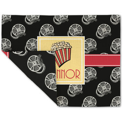 Movie Theater Double-Sided Linen Placemat - Single w/ Name or Text