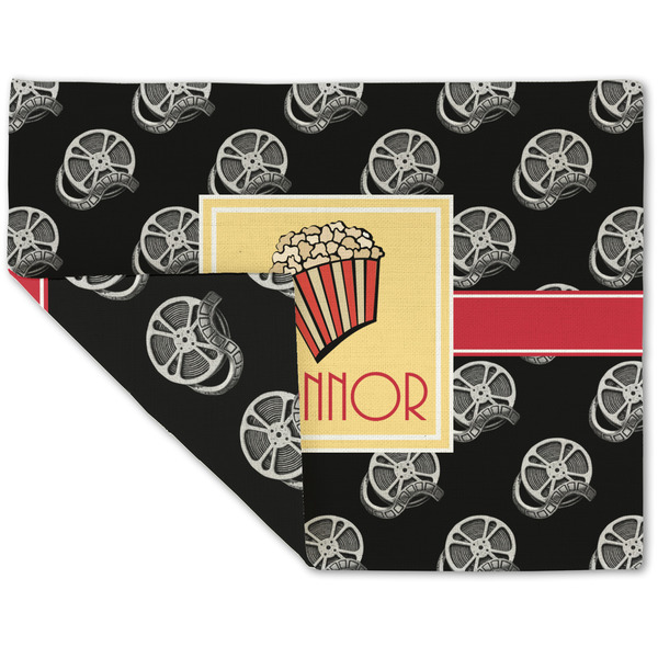 Movie Theater Linen Placemat - Folded Corner (double side)