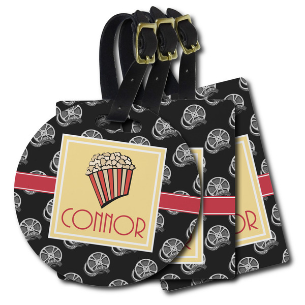 Custom Movie Theater Plastic Luggage Tag (Personalized)