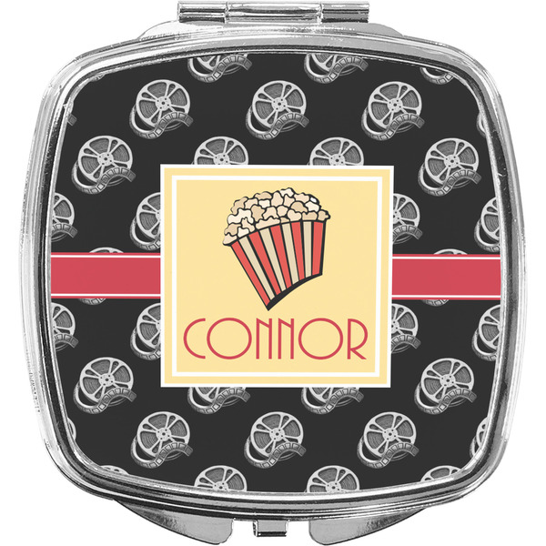 Custom Movie Theater Compact Makeup Mirror w/ Name or Text