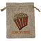 Movie Theater Medium Burlap Gift Bag - Front