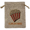 Movie Theater Medium Burlap Gift Bag - Front (Personalized)