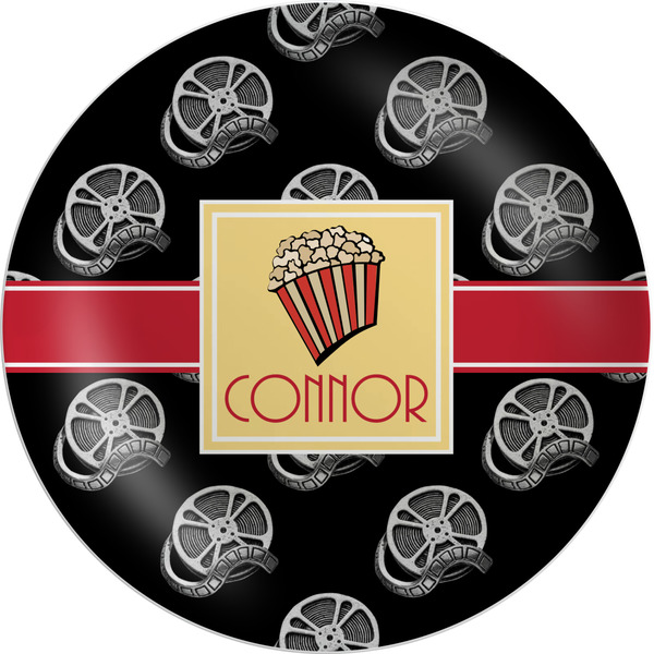 Custom Movie Theater Melamine Salad Plate - 8" (Personalized)