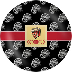 Movie Theater Melamine Plate - 10" (Personalized)