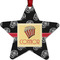 Movie Theater Metal Star Ornament - Front
