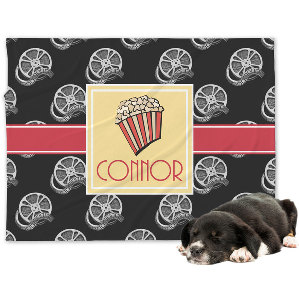 Custom Movie Theater Dog Blanket - Regular w/ Name or Text