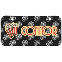 Movie Theater Mini/Bicycle License Plate (2 Holes) (Personalized)