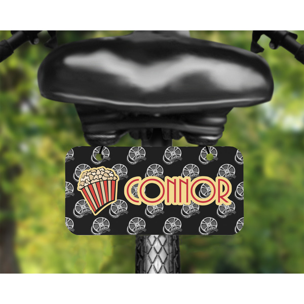 Movie Theater Mini License Plate on Bicycle - LIFESTYLE Two holes