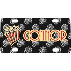 Movie Theater Mini / Bicycle License Plate (4 Holes) (Personalized)