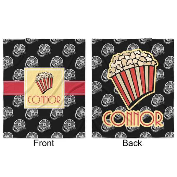 Movie Theater Minky Blanket - 50"x60" - Double Sided - Front & Back