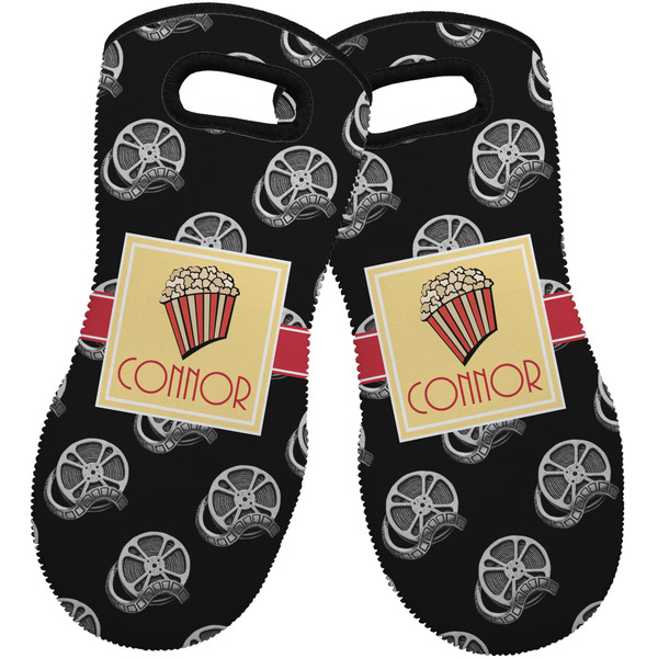 Movie Theater Neoprene Oven Mitt -Set of 2 - Front