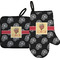 Movie Theater Oven Mitt & Pot Holder Set w/ Name or Text