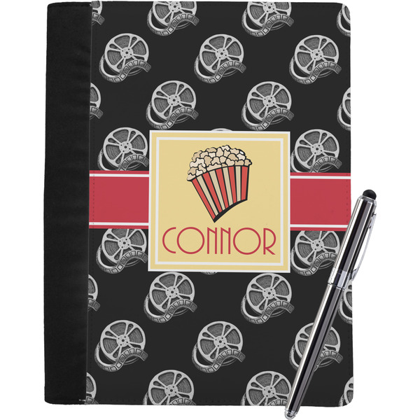 Custom Movie Theater Notebook Padfolio - Large w/ Name or Text
