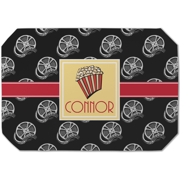 Custom Movie Theater Dining Table Mat - Octagon (Single-Sided) w/ Name or Text