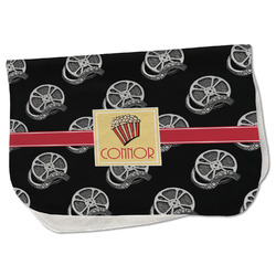 Movie Theater Burp Cloth - Fleece w/ Name or Text