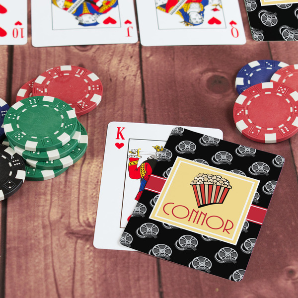 Movie Theater On Table with Poker Chips