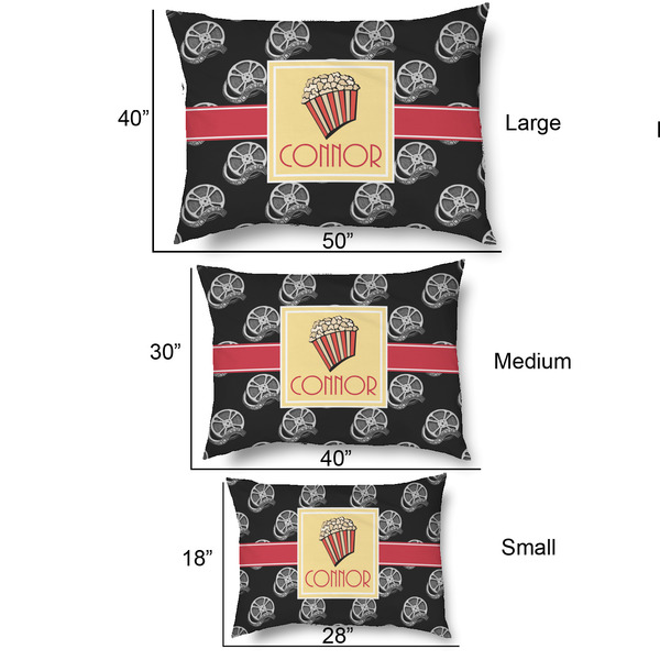 Movie Theater Outdoor Dog Beds - SIZE CHART