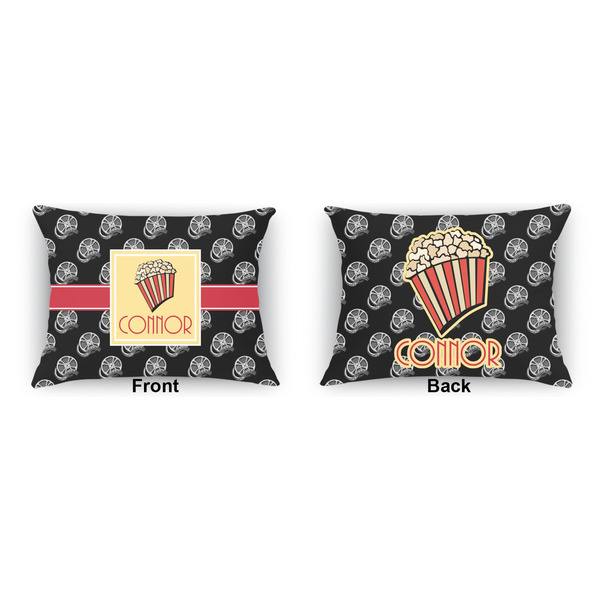 Movie Theater Outdoor Rectangular Throw Pillow (Front and Back)