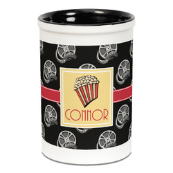 Movie Theater Ceramic Pencil Holders - Black