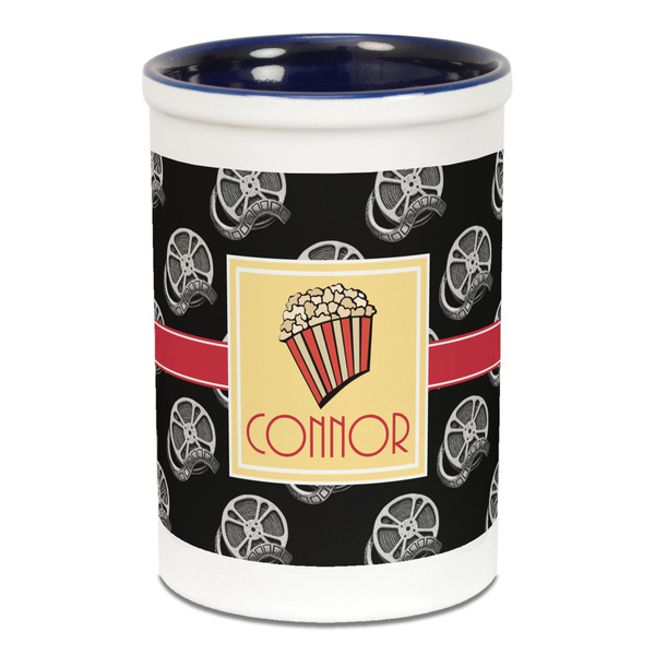 Movie Theater Pencil Holder - Blue
