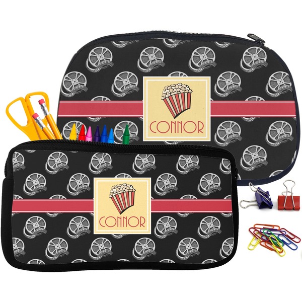 Movie Theater Pencil / School Supplies Bags Small and Medium