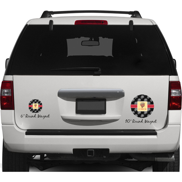 Movie Theater Personalized Car Magnets on Ford Explorer