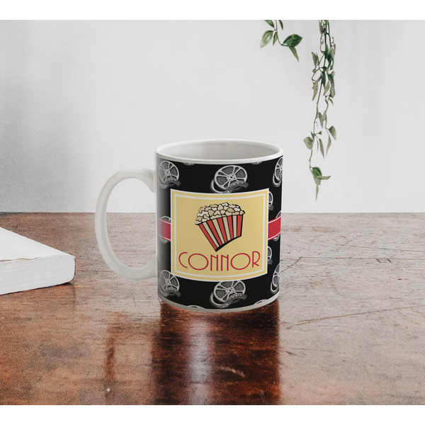 Movie Theater Personalized Coffee Mug - Lifestyle
