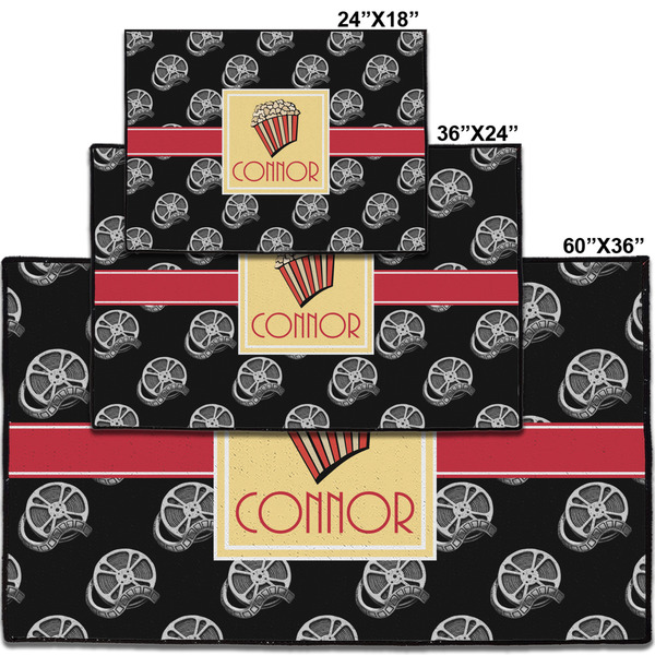 Movie Theater Personalized Door Mat - Group Parent IMF
