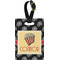 Movie Theater Plastic Luggage Tag - Rectangular w/ Name or Text