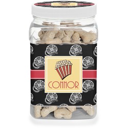Movie Theater Dog Treat Jar (Personalized)