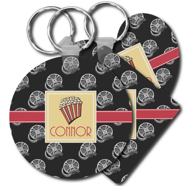 Custom Movie Theater Plastic Keychain (Personalized)