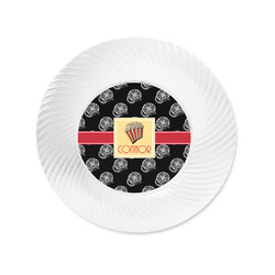 Movie Theater Plastic Party Appetizer & Dessert Plates - 6" (Personalized)